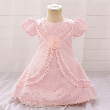 European and American new infant dresses, girls' baby year-old mesh princess dresses, children's birthday banquets, and weekly dresses