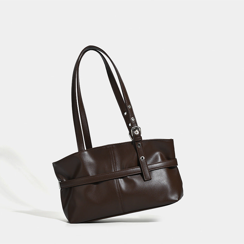 Niche design Korean version armpit bag autumn and winter new large-capacity commuting versatile tote bag locomotive style shoulder bag