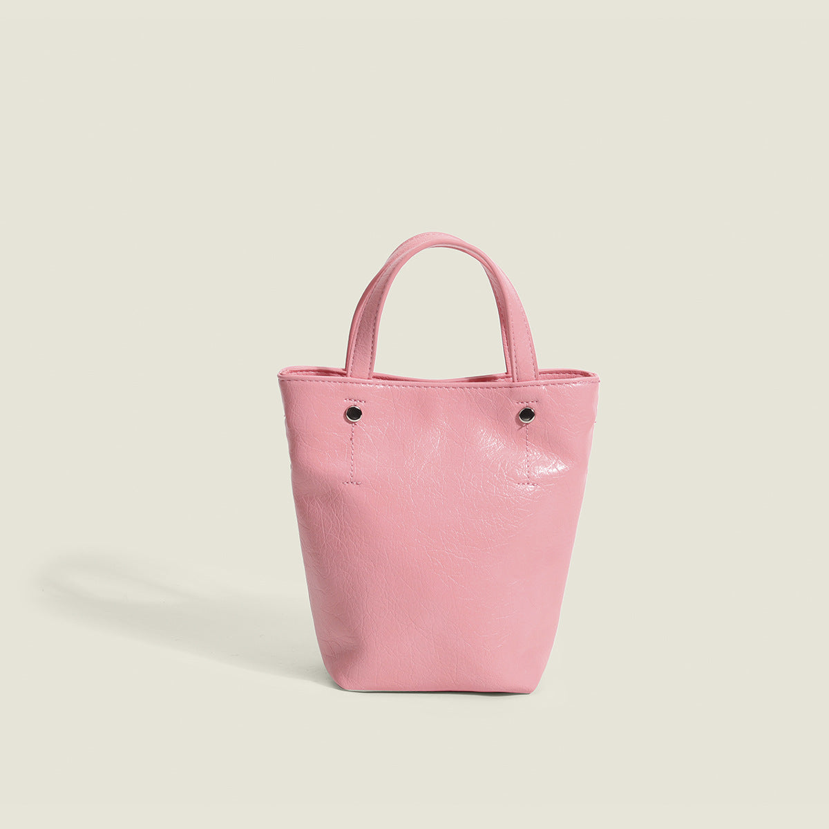 Korean Trendy Soft Leather PU Bucket Shoulder Bag