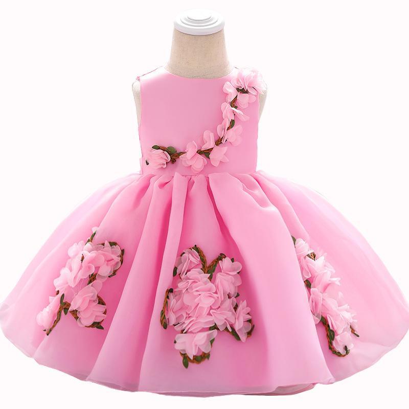2023 New Children's Princess Dress Troupe Dress Baby Birthday Full Moon Baby Dress Girls Performance Dress Children's Dress
