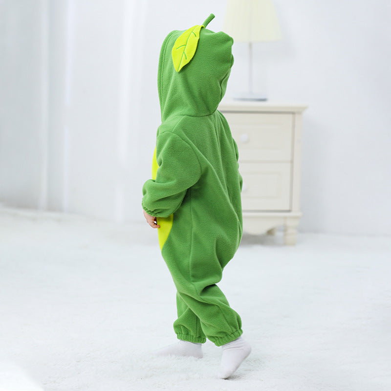 Qile Rabbit autumn new baby cute fruit-shaped Romper avocado-shaped one-piece Romper