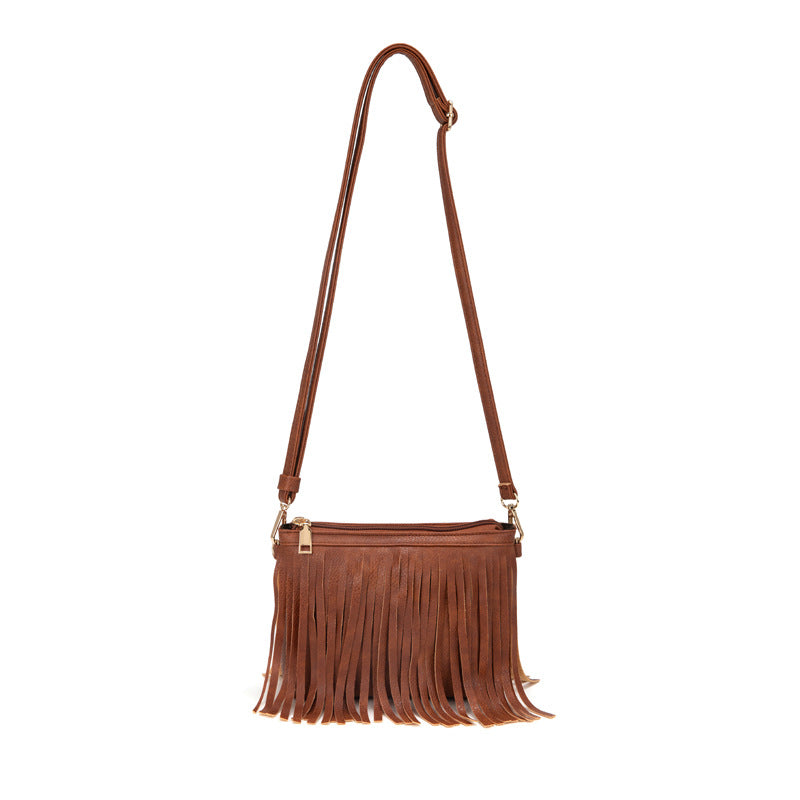 Fringe Shoulder Bag – Retro & Versatile