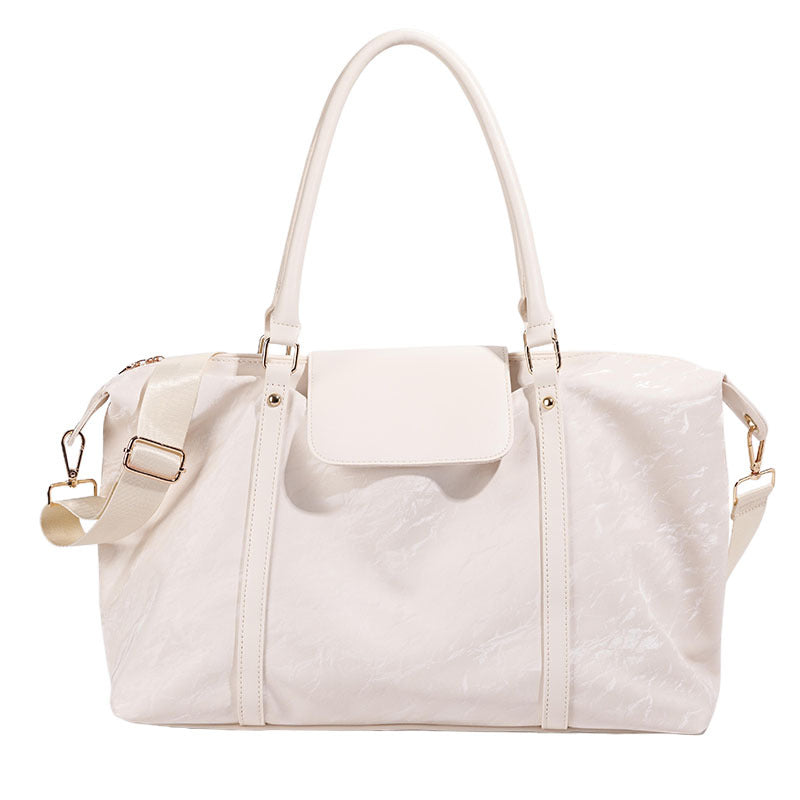 Large capacity business trip travel bag portable hand luggage bag women's Korean version fashion fitness bag delivery storage bag