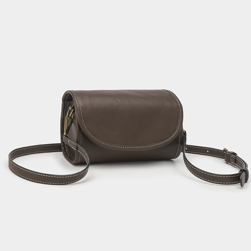 Retro Cylindrical Crossbody Bag – Stylish & Casual