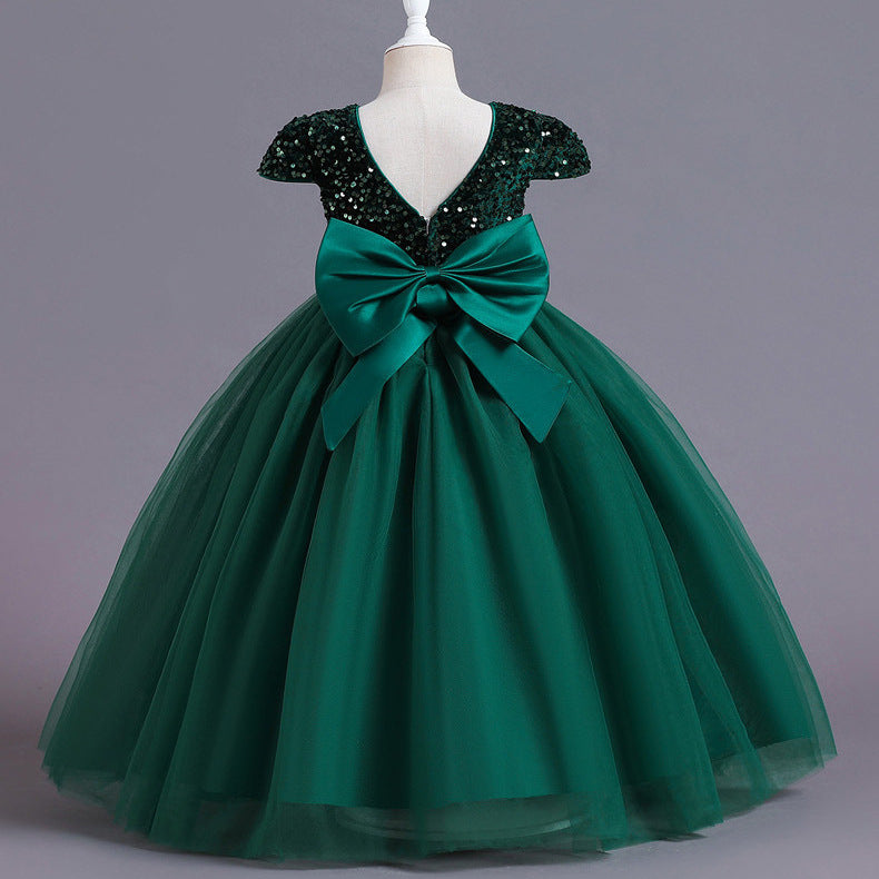 sequins middle-aged party dress