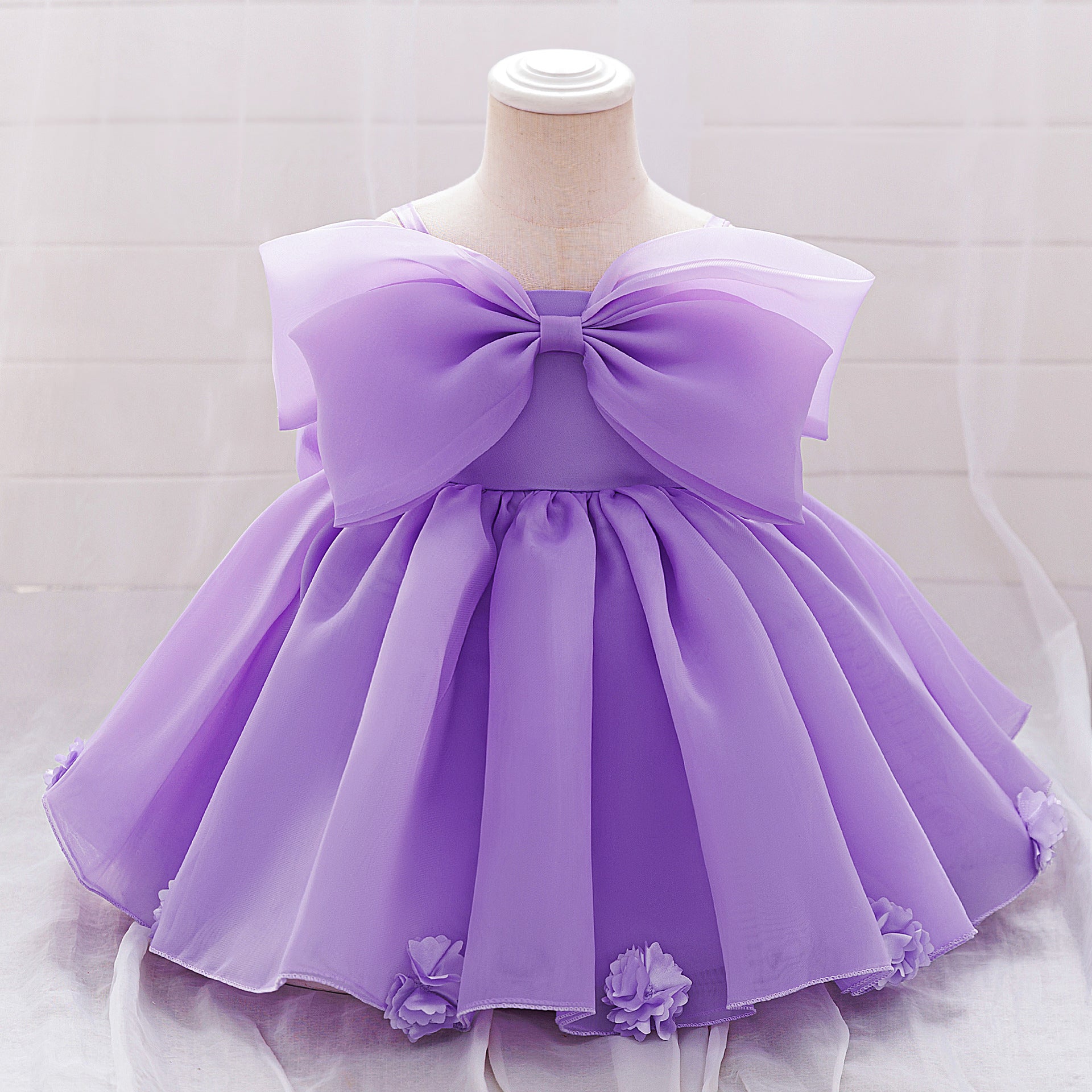 Baby baby princess dress tutu skirt year old baby baby girl dress flower girl wedding dress performance dress