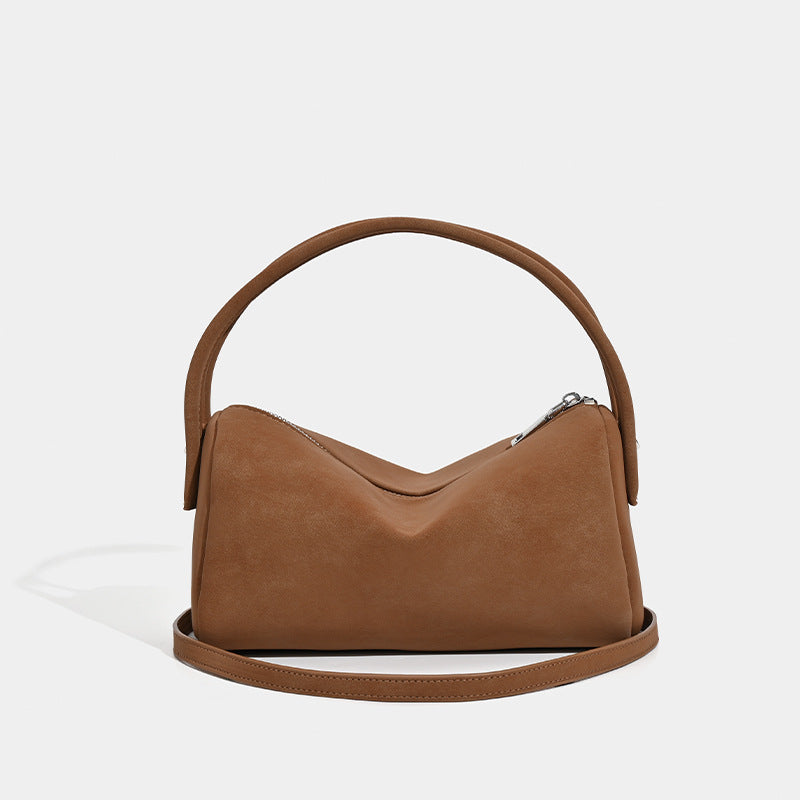 2025 winter new first-layer sheepskin niche handbag sheepskin inner portable casual shoulder messenger women's bag