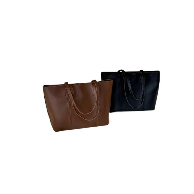 College student class bag women's autumn and winter 2025 new trendy retro versatile commuter shoulder bag casual tote big bag