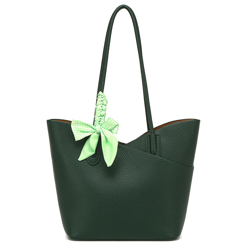 Cross-border women's bags women's 2025 autumn new fashion shoulder bags retro large-capacity tote bags handbags