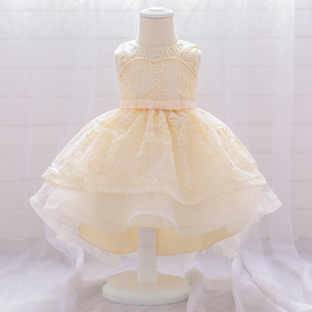 AliExpress Amazon baby dress baby embroidery trailing children's dress skirt, European and American foreign trade girls wash dress