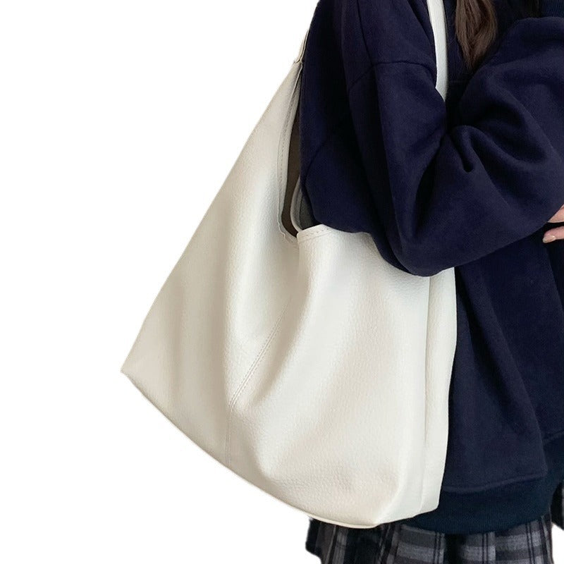 Trendy Korean Underarm Tote Bag – Spacious & Stylish