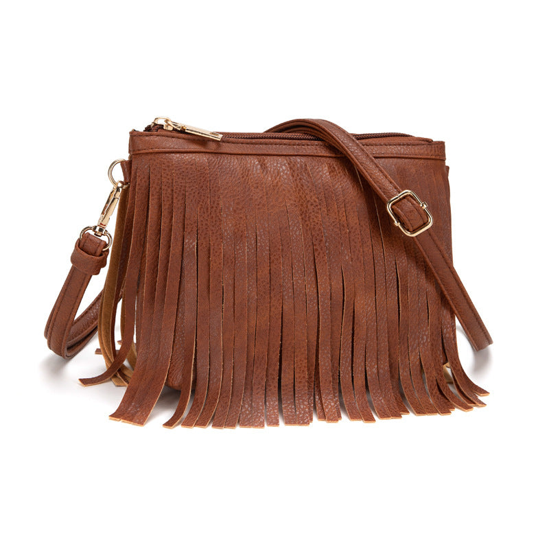 Fringe Shoulder Bag – Retro & Versatile