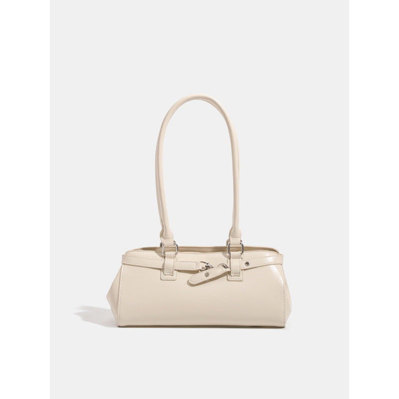 Niche texture baguette bag underarm bag women's 2025 new trendy high-end commuter portable pillow bag shoulder bag