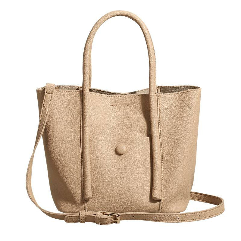 Women's bag 2025 fashion new texture foreign gas mother bag tote bag retro Korean version crossbody shoulder handbag