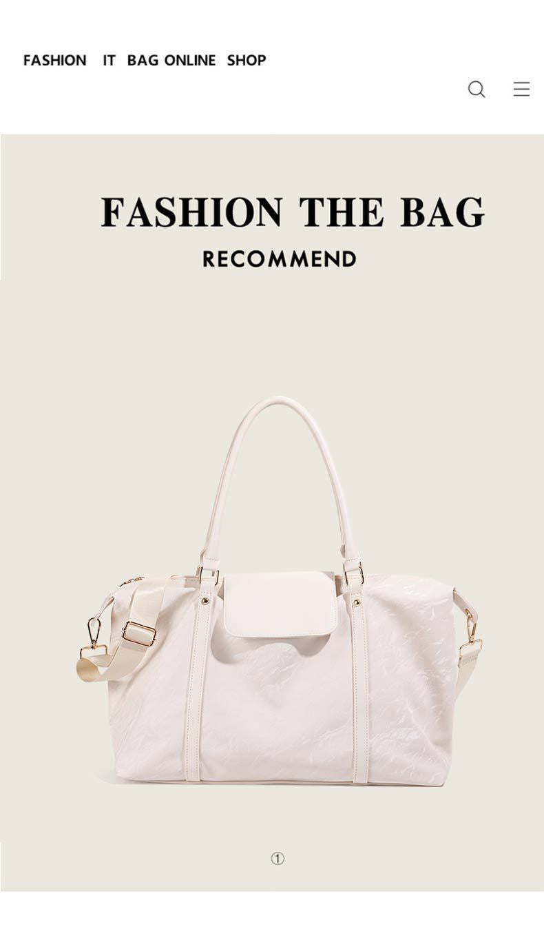 Large capacity business trip travel bag portable hand luggage bag women's Korean version fashion fitness bag delivery storage bag