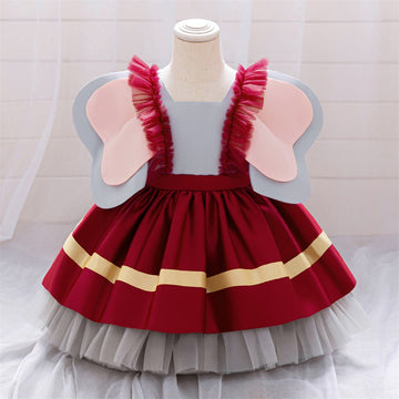 Cross-border infant girl dress cosplay Dumbo splicing lolita princess dress baby dress
