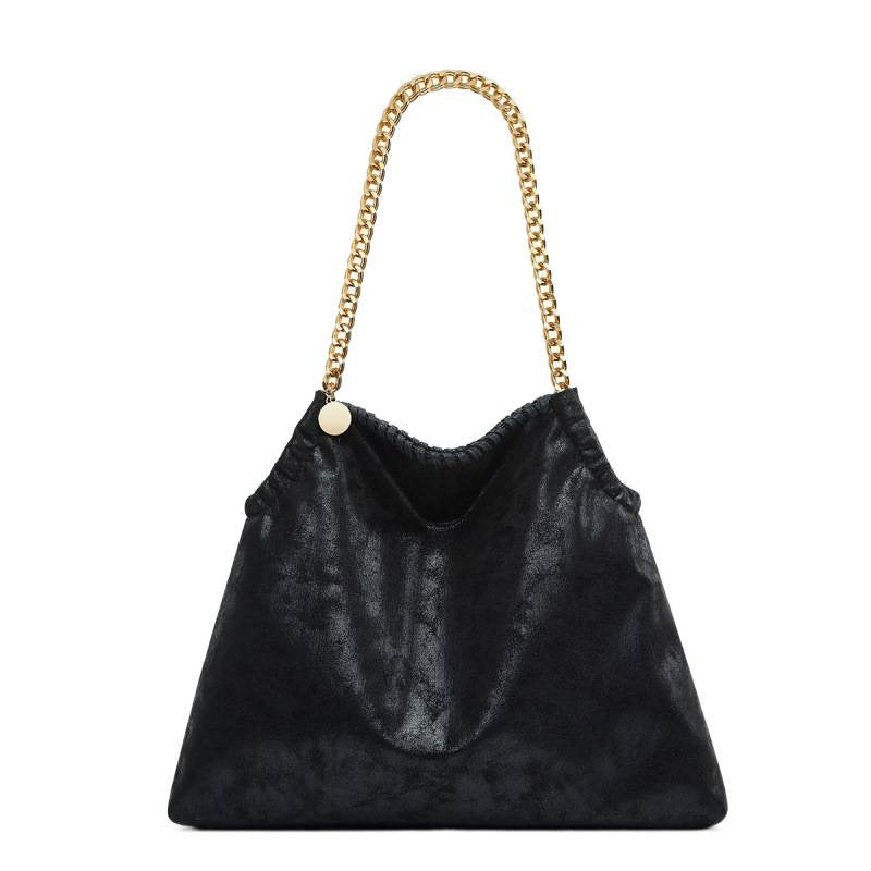 Cross-border women's bags solid color velvet new autumn versatile chain shoulder bag polyester cloth bag premium tote bag