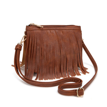 Fringe Shoulder Bag – Retro & Versatile