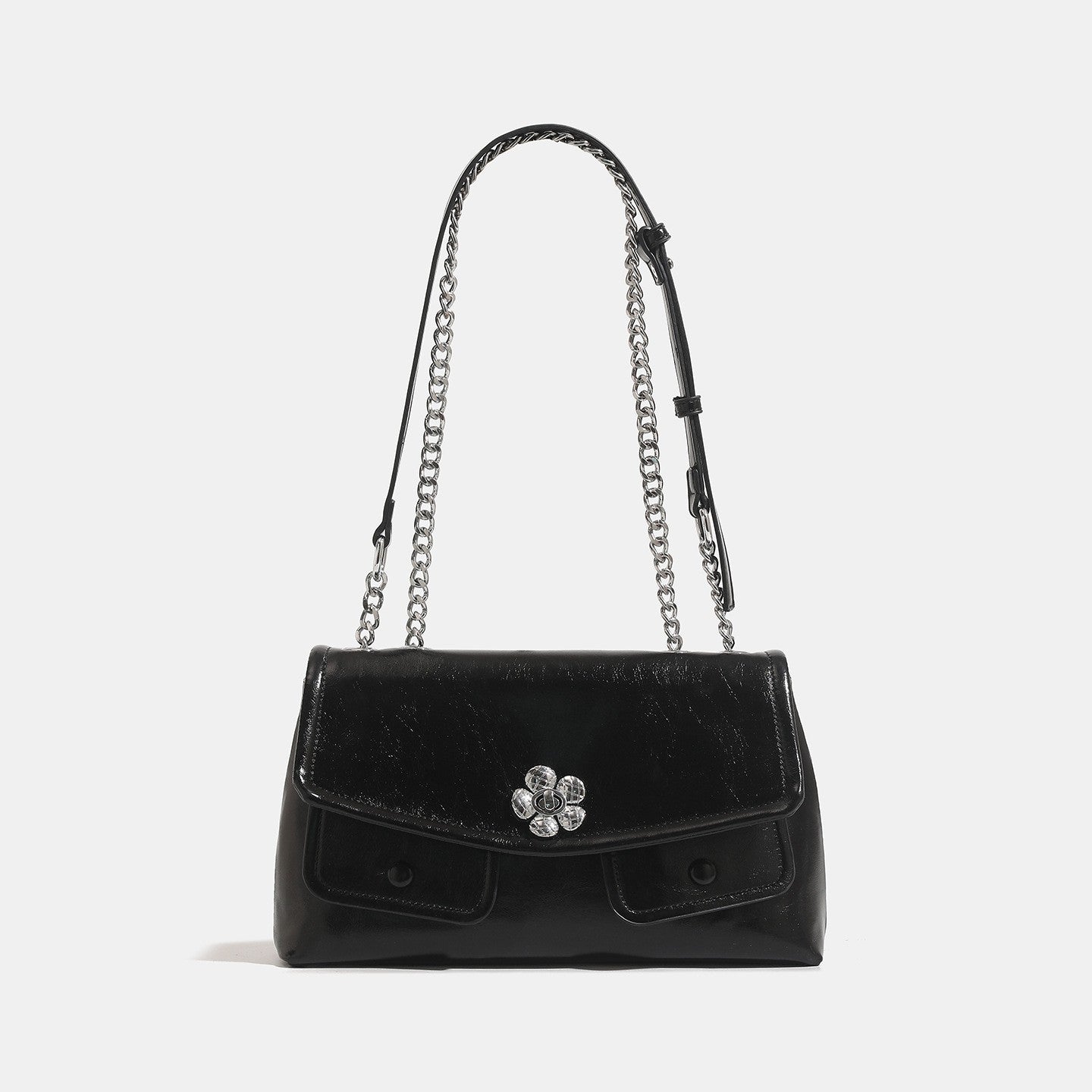 Bag Women's 2025 Autumn and Winter New Fashion Crossbody Underarm Women's Bag Feeling Retro Shoulder Mailman Bag Rhombus Chain Bag