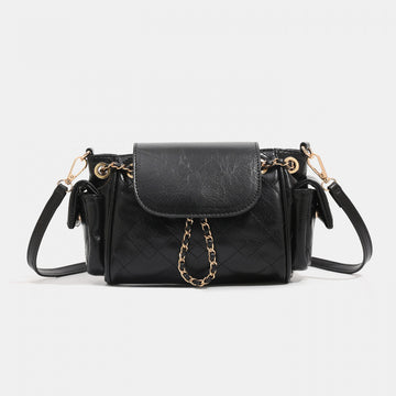 Simple casual shoulder bag trendy new niche texture women's Korean version temperament trendy fashion small square bag handbag