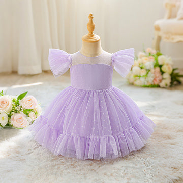Foreign Trade Children's Dress AliExpress Ball Children's Dress Princess Dress Foreign Style Piano Performance Dress Girls' Birthday Dress