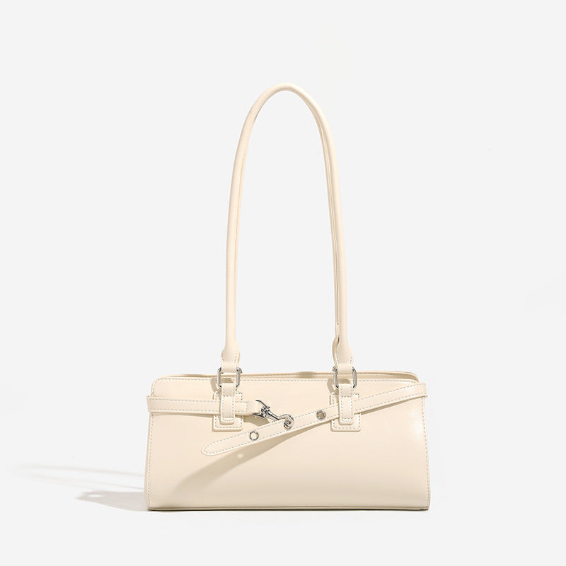 Niche texture baguette bag underarm bag women's 2025 new trendy high-end commuter portable pillow bag shoulder bag