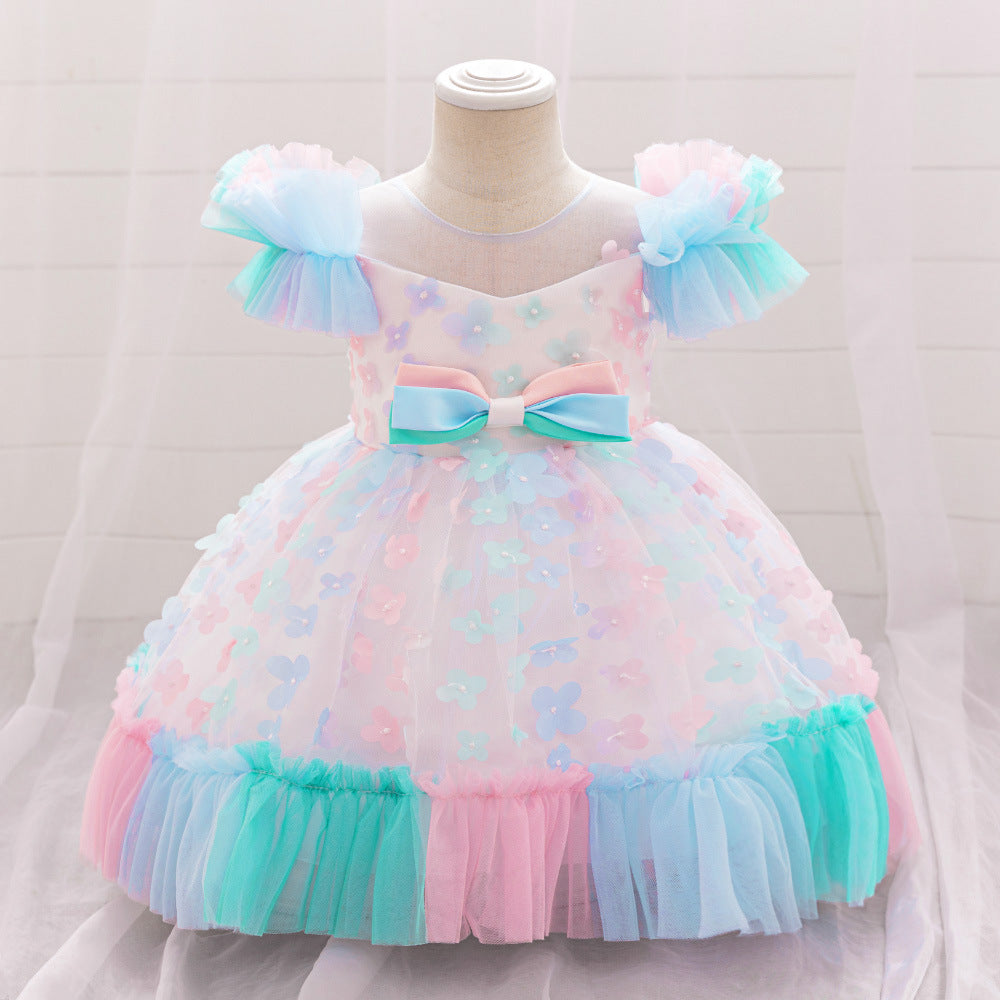 Children's evening dress flower girl wedding little girl tutu skirt girls year old princess skirt year old baby princess skirt