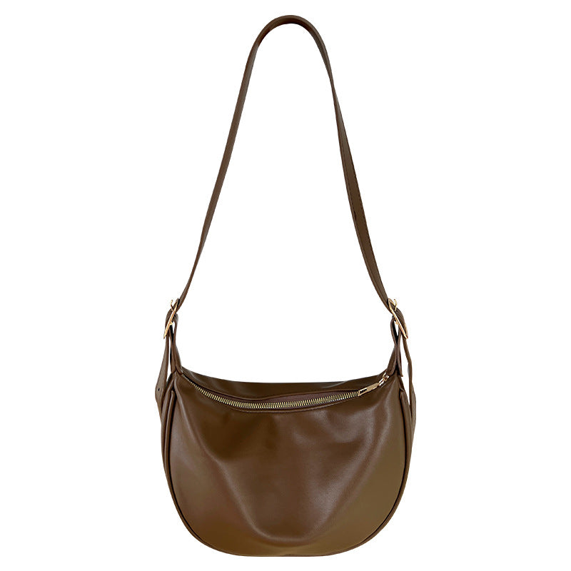 Casual Black Dumpling Bag – Trendy & Versatile