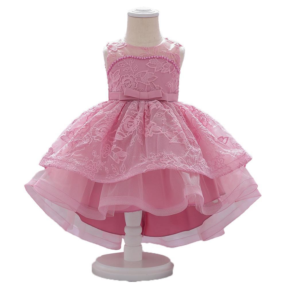 AliExpress Amazon baby dress baby embroidery trailing children's dress skirt, European and American foreign trade girls wash dress