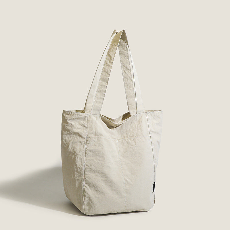 Japanese-Inspired Waterproof Nylon Commuter Tote Bag