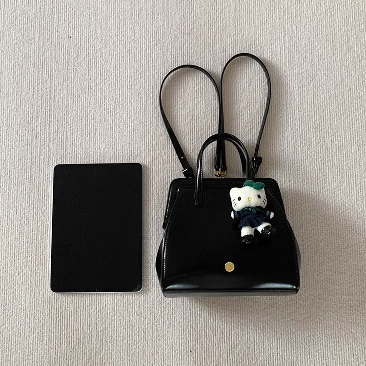 Trendy Black Niche Handbag for Women