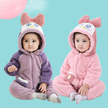 Spring and Autumn New Boys and Girls Children's Clothing Animal Cartoon Loose Romper Jumpsuit Going Out Climbing Clothing