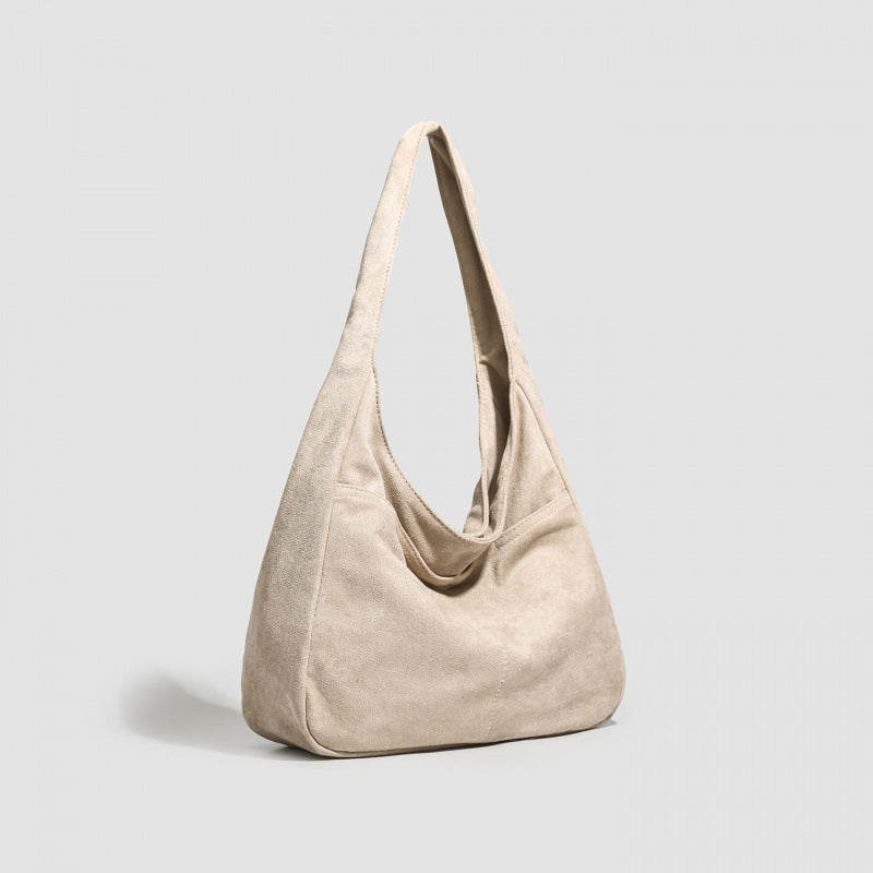 Small dirty cabinet 2025 new autumn and winter retro women lazy style versatile commuter portable shoulder underarm tote bag