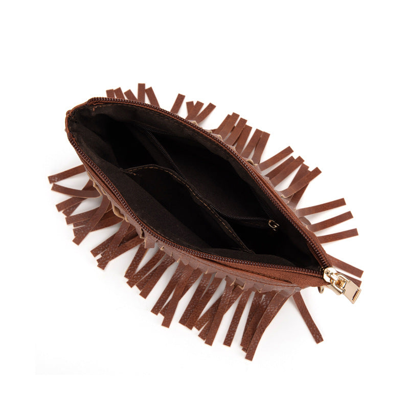 Fringe Shoulder Bag – Retro & Versatile
