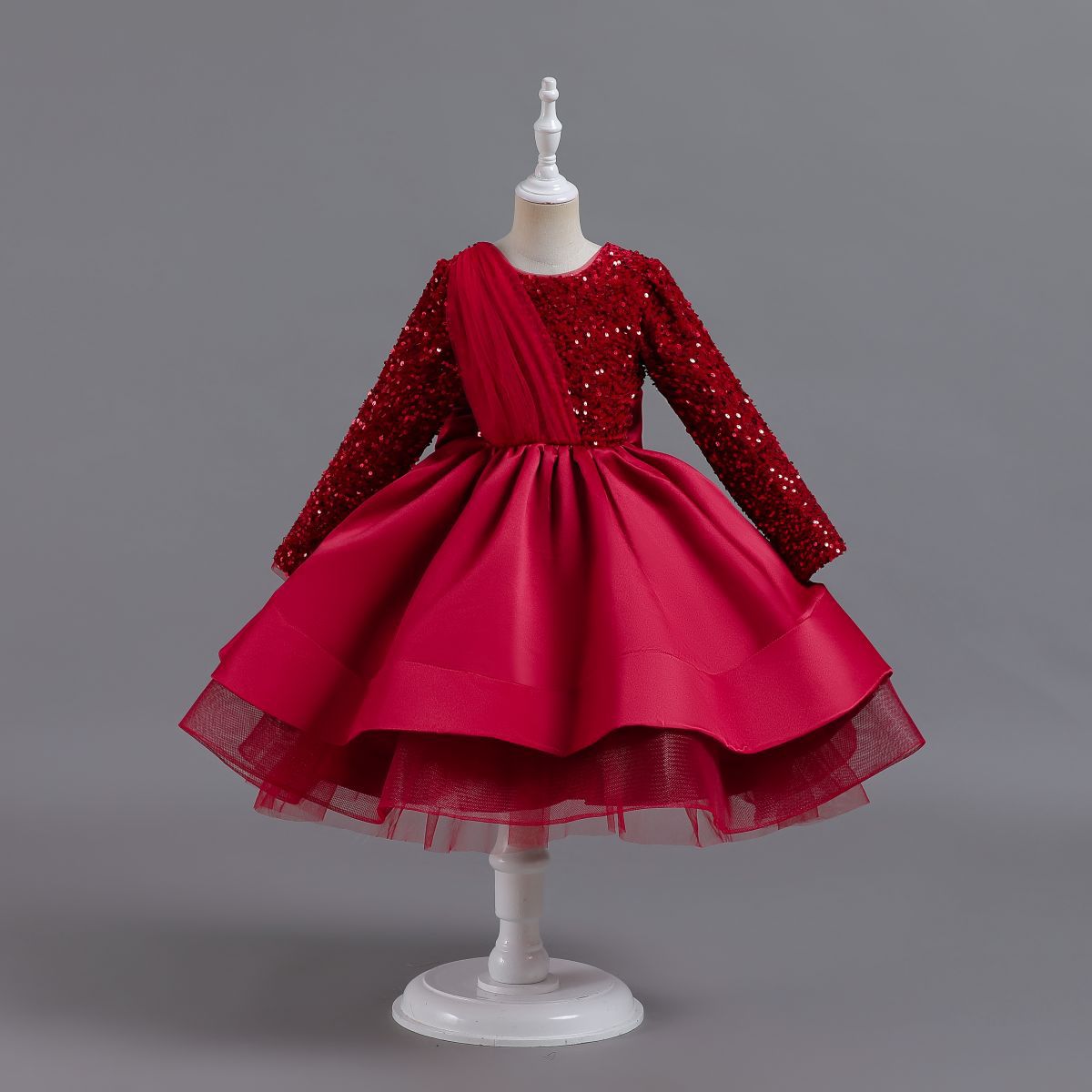 sequined princess dress