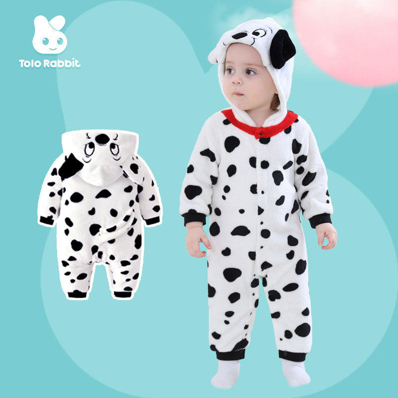 Spring and Autumn new animal-shaped jumpsuit Romper single-layer baby clothes Qile Rabbit wholesale H3360
