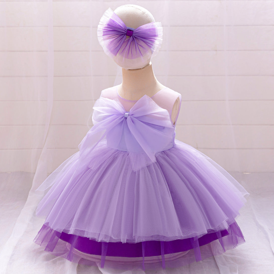Cross-border one-year-old dress girls' dress children's princess dress mesh tutu dress flower girl dress performance dress