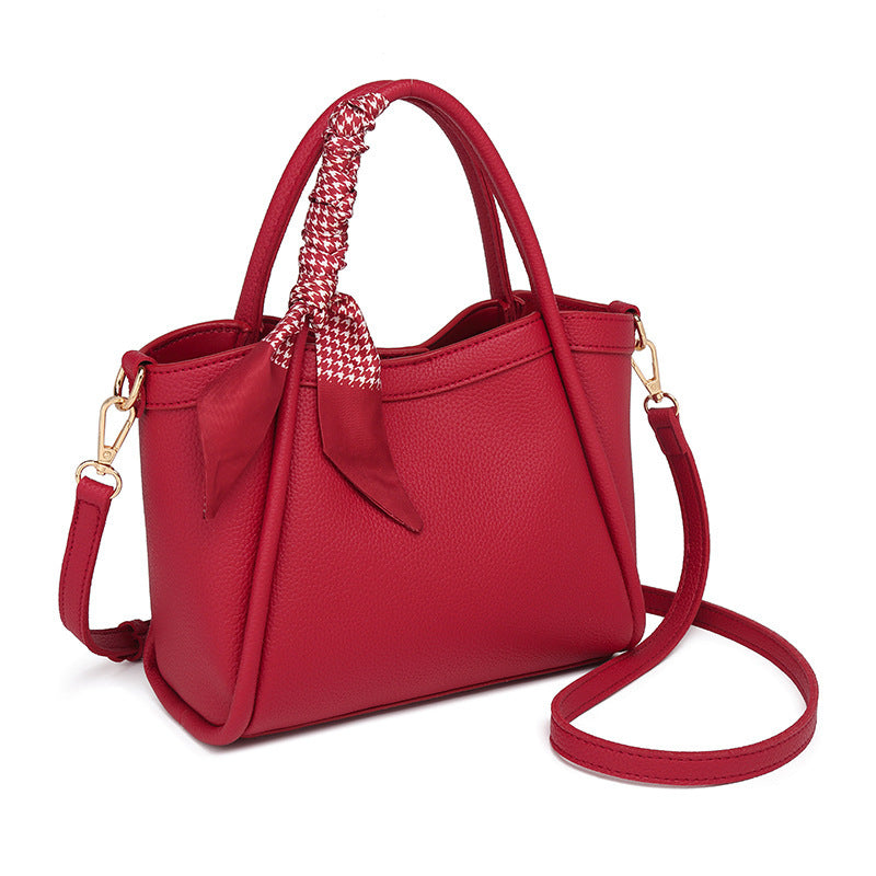 Vegetable basket bucket bag women's foreign trade new high-end sense niche portable shoulder bag versatile large-capacity messenger bag