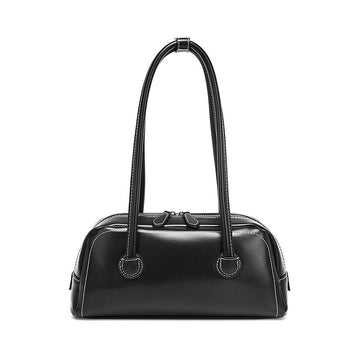 2025 new niche design French bowling tote bag versatile simple large capacity portable shoulder armpit bag