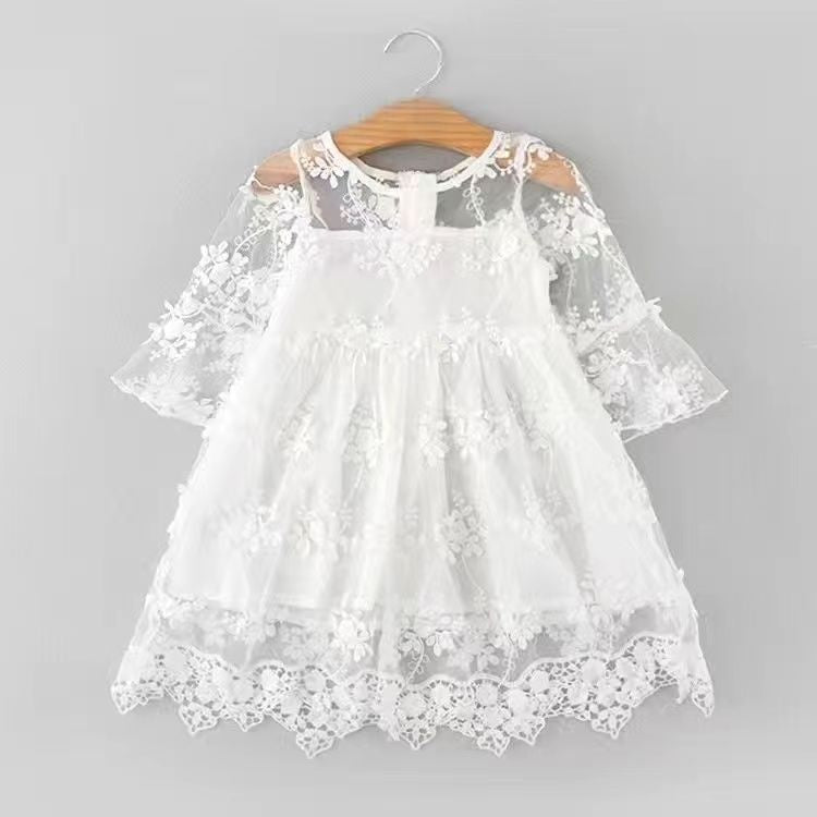 Lace Embroidered Princess Dress
