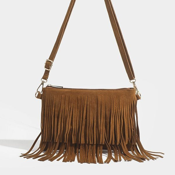 Matte Tassel Saddle Bag – Retro & Stylish