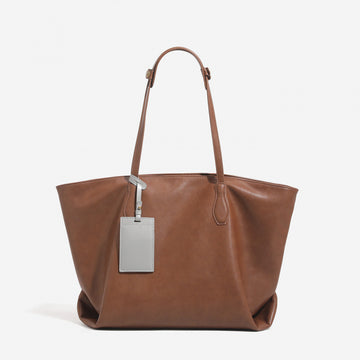 Niche design large-capacity tote bag women's 2025 new high-end texture casual commuting shoulder bag handbag