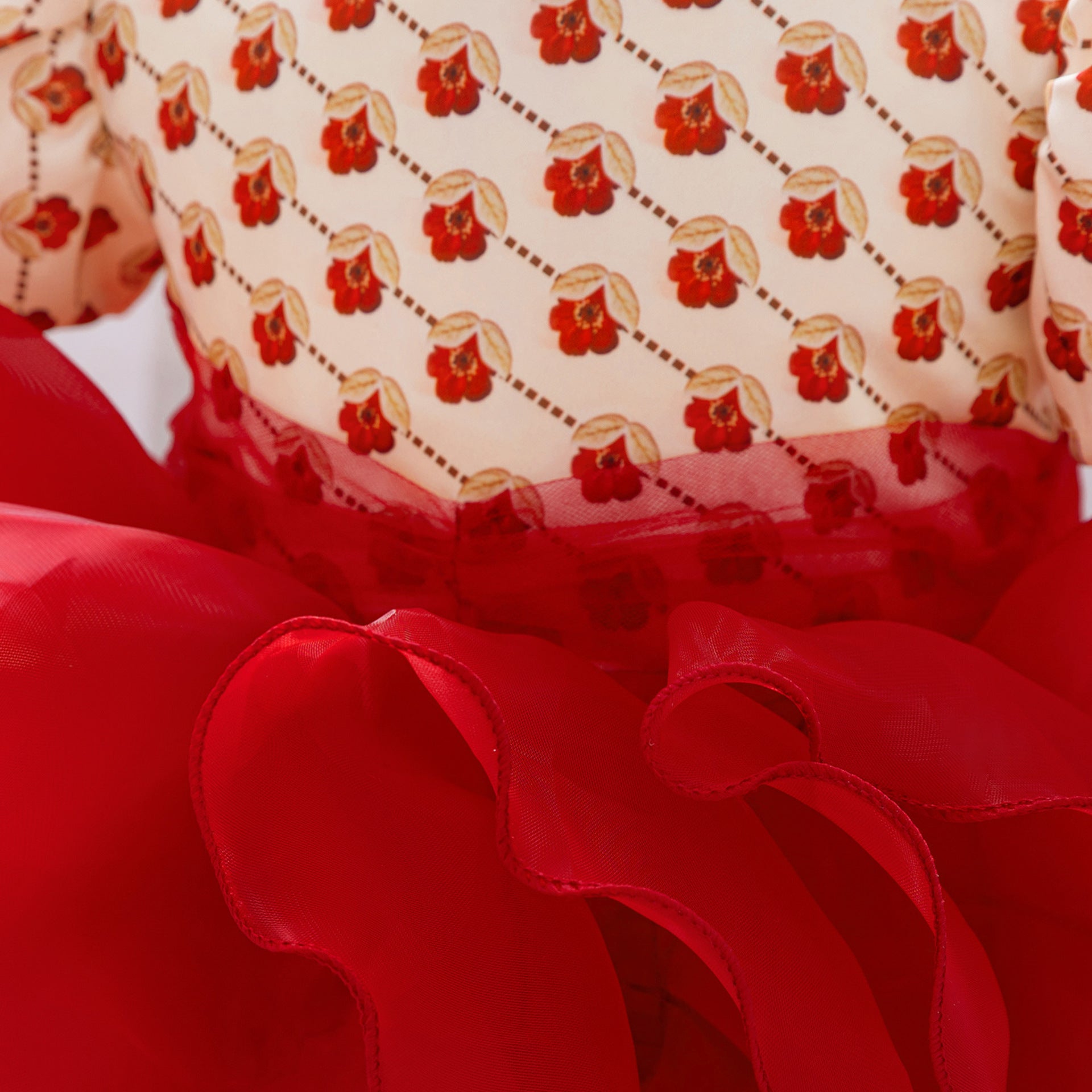 Hot-selling infant and toddler printed dress skirt, bow princess tutu skirt, one-year-old banquet dress will be sent on behalf of others.