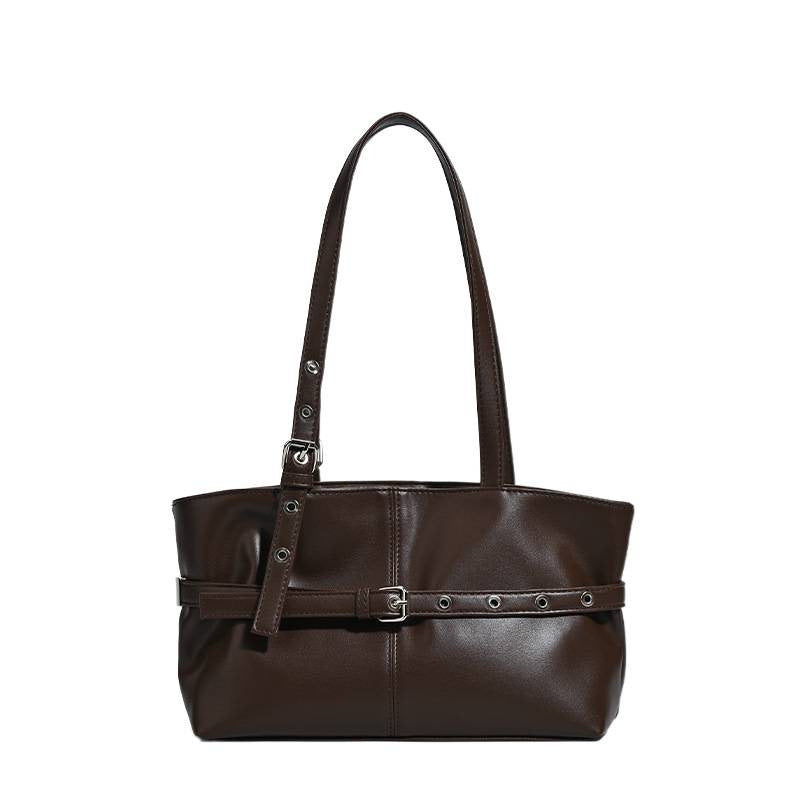 Niche design Korean version armpit bag autumn and winter new large-capacity commuting versatile tote bag locomotive style shoulder bag