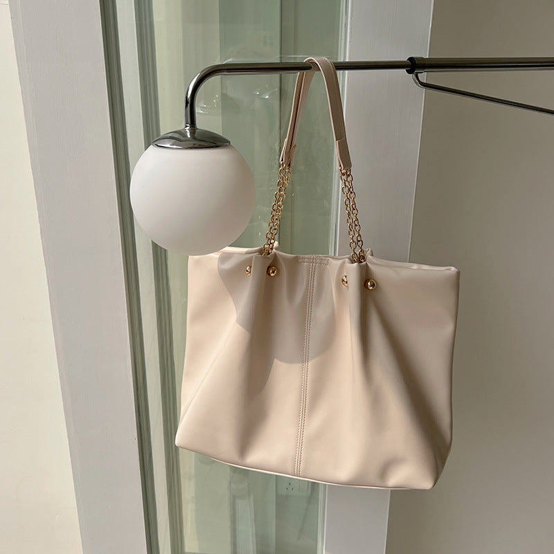 Large-Capacity Versatile Chain Tote Bag