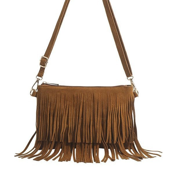Matte Tassel Saddle Bag – Retro & Stylish
