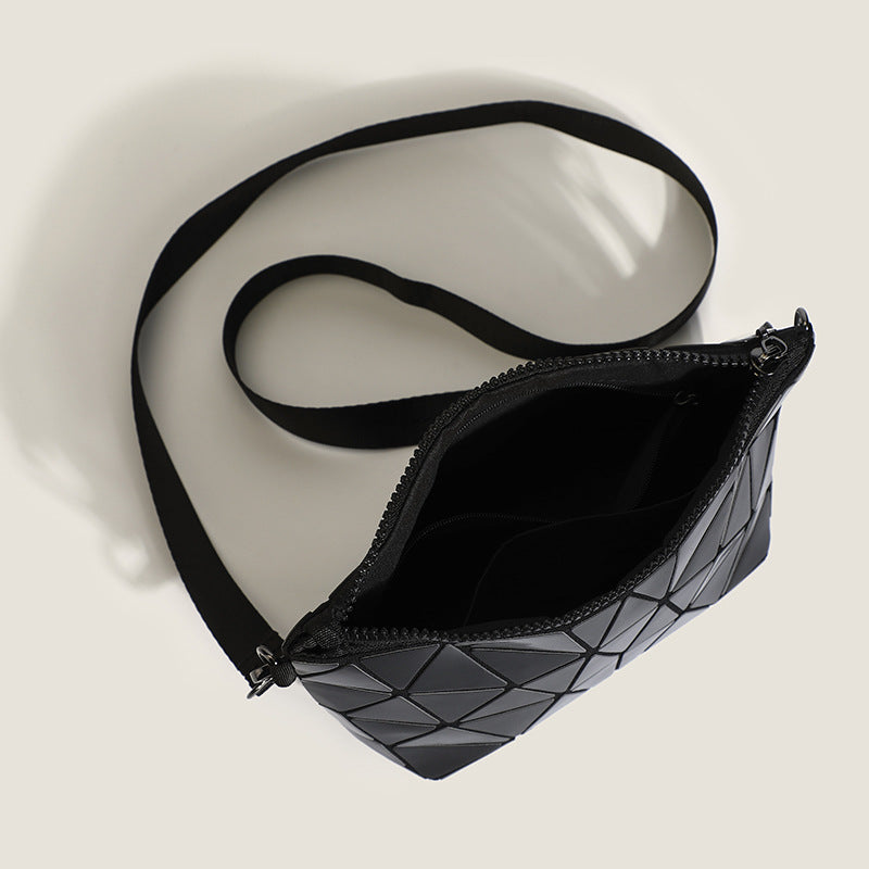 Women's Trendy Geometric Rhombus Laser Shoulder Bag