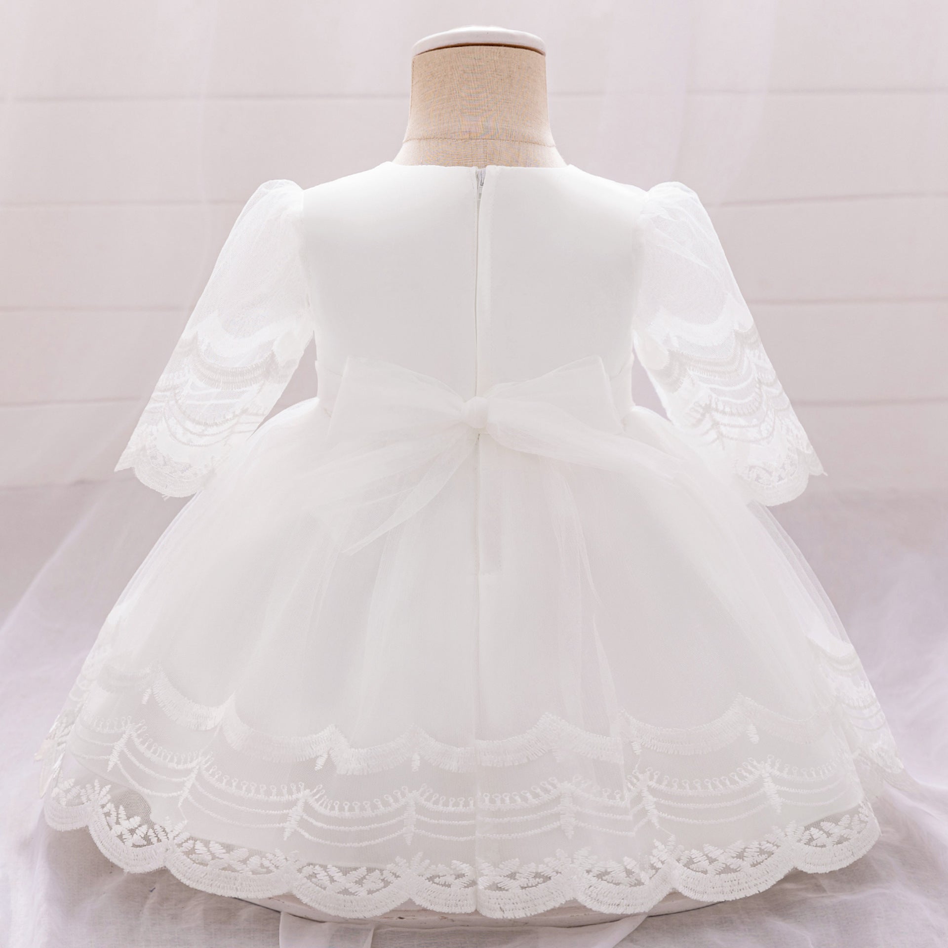 2024 new girls dress girls lace princess dress half sleeve dress dress children dresses