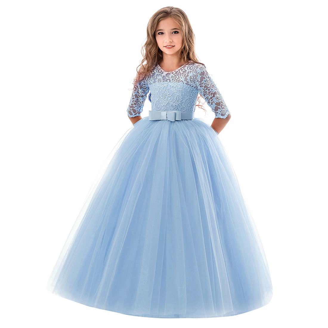 Bow puffy princess dress