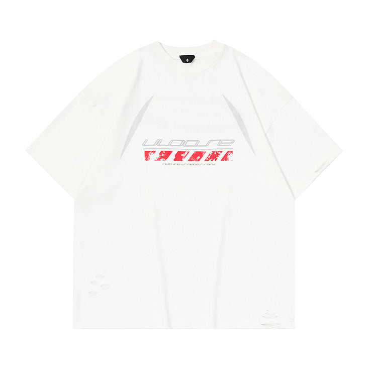 Vintage Water Wash Heavy Duty Graphic T-Shirt